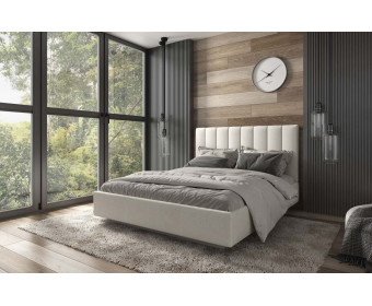 Кровать SABRINA 160 с подъемником. Цвет NEBBY 001