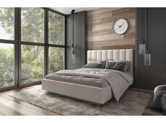Кровать SABRINA 160 с подъемником. Цвет NEBBY 304