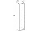 TETRA Корпус шкафа 50/236/56. Цвет ПЕРСИДСКИЙ ЖЕМЧУГ