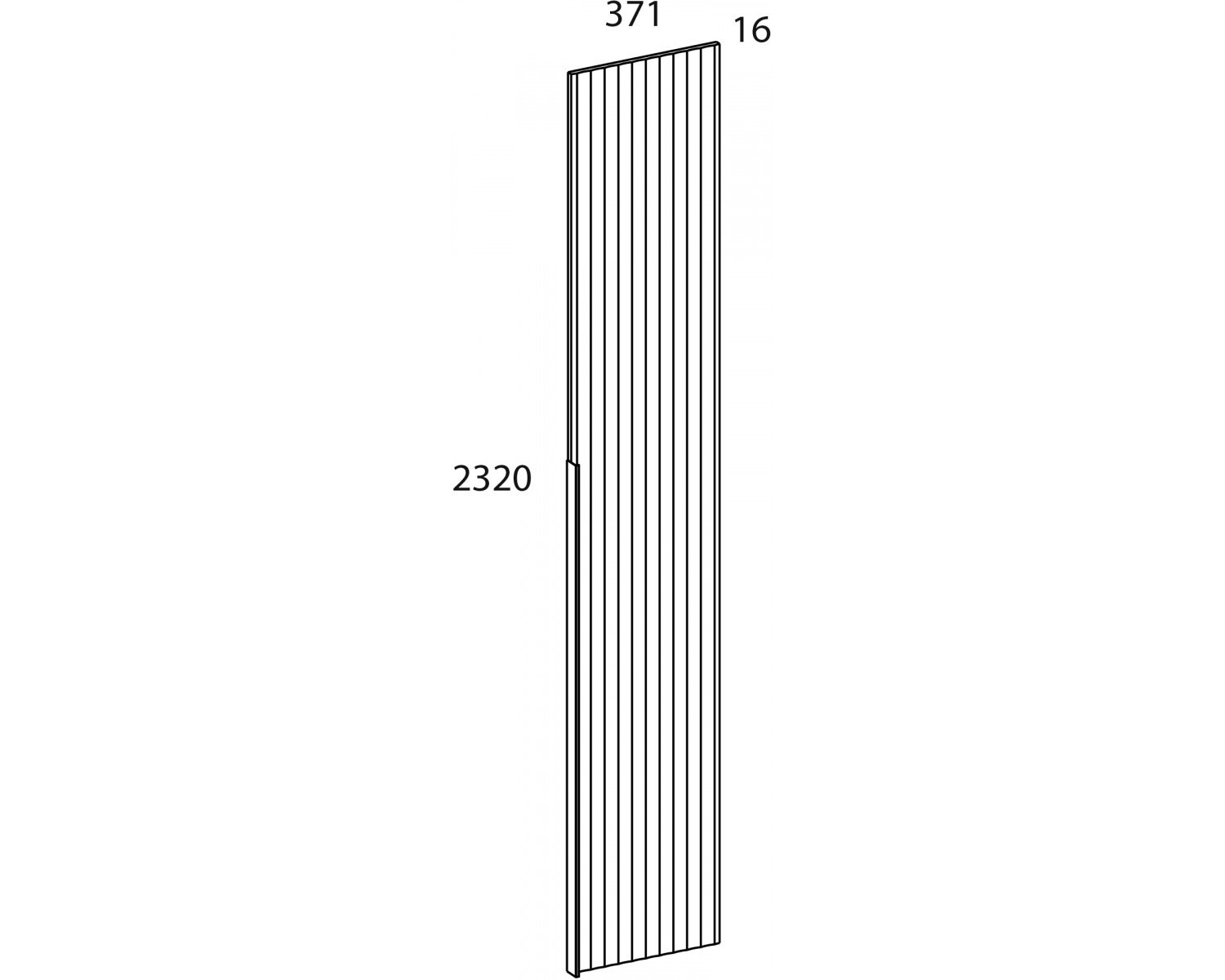 TETRA Дверь 37/232 FRA. Цвет ПЕРСИДСКИЙ ЖЕМЧУГ