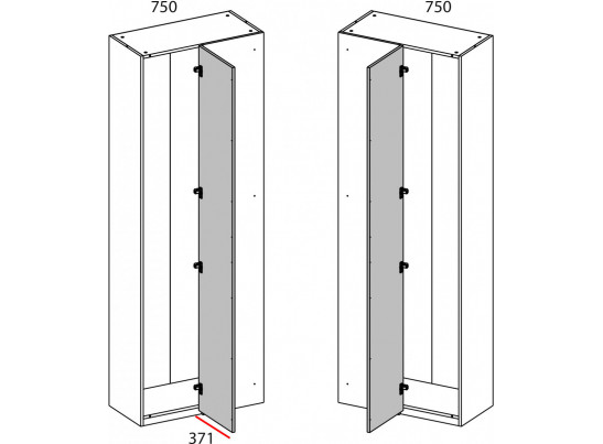 TETRA Дверь 37/211 FL. Цвет ПЕРСИДСКИЙ ЖЕМЧУГ