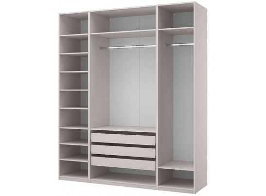 TETRA Шкаф 4D FRA. Цвет ПЕРСИДСКИЙ ЖЕМЧУГ