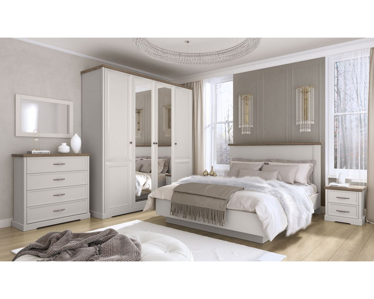 TOSCANA NEW, Кровать 160 с подъемником. Цвет ПЕРСИДСКИЙ ЖЕМЧУГ/КАНЬОН