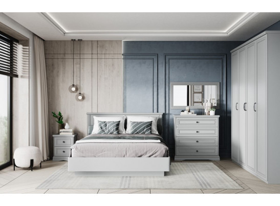 VALENCIA, Шкаф 4DG2S Z. Цвет СЕРЫЙ