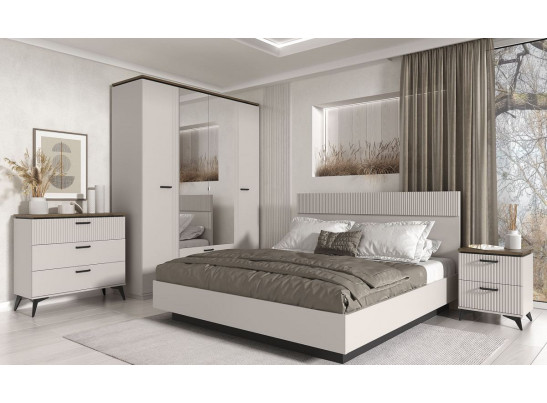 VINATI, Кровать 160 с подъемником. Цвет ПЕРСИДСКИЙ ЖЕМЧУГ/ АМАРОК
