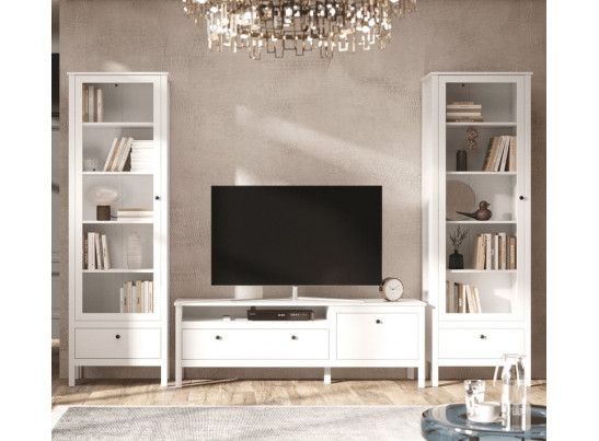 Витрина Эва белый REG1W1S/65