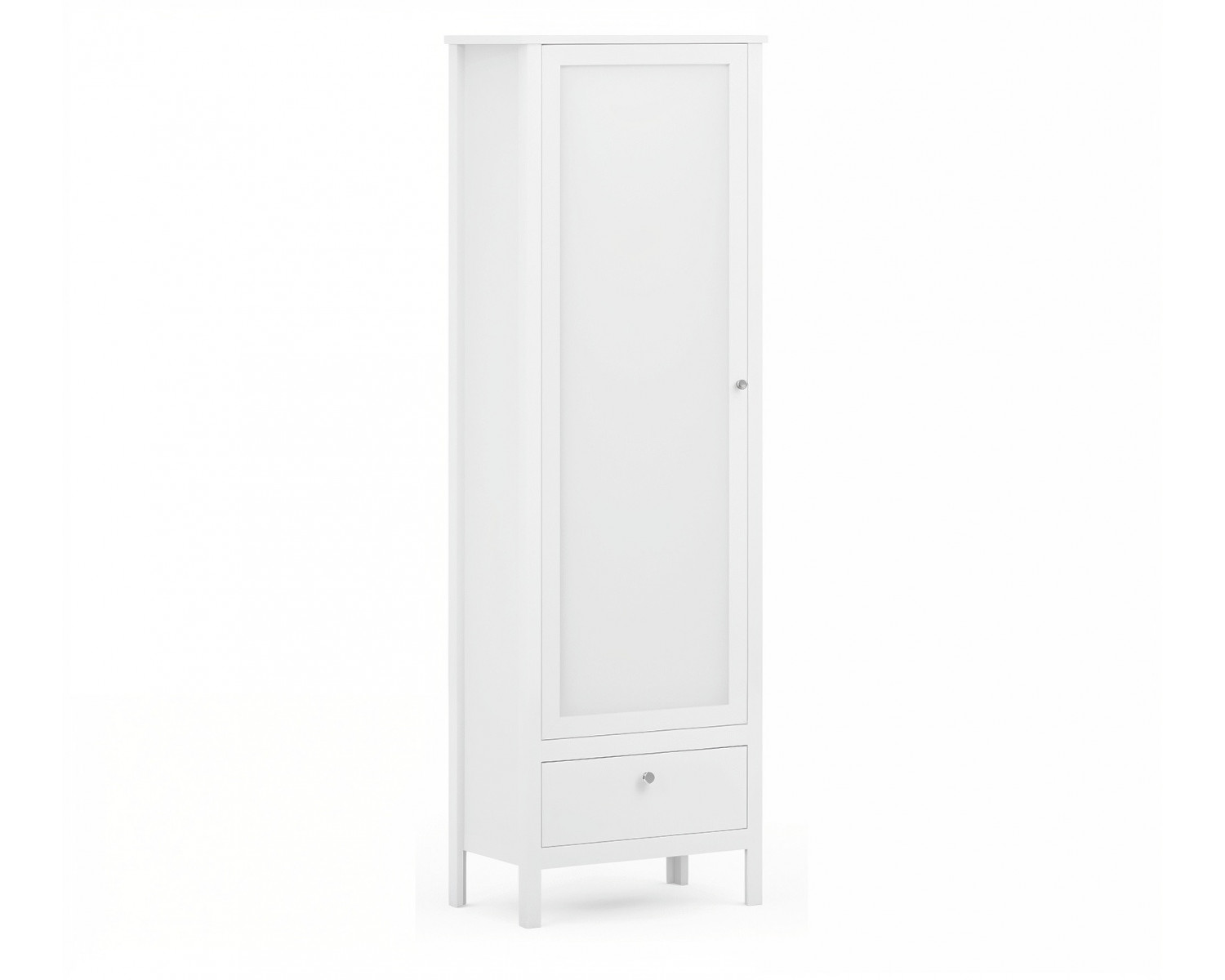 Шкаф Эва белый REG1D1S/200