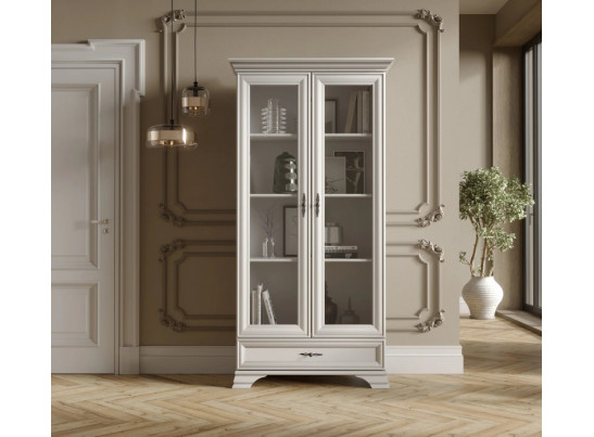 Витрина Кентаки белый REG2W1S