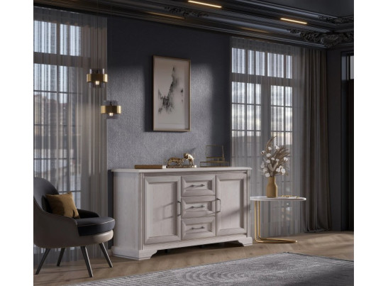 Тумба-комод Стилиус лиственница сибирская KOM2D3S