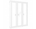 Спальня Мишель 3-дверная 160x200 белый матовый