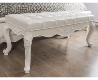 Банкетка Мишель белый матовый