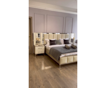 Кровать Гравита 160x200 см белый глняец