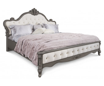 Кровать Мишель Лайт 180x200 см серый камень