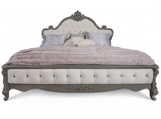 Кровать Мишель Лайт 180x200 см серый камень