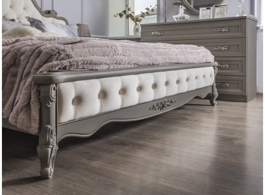 Кровать Мишель Лайт 180x200 см серый камень