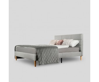 Кровать Milana 160х200 см серый
