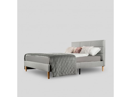 Кровать Milana 160х200 см серый