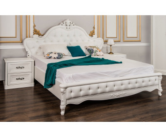 Кровать Мишель 160x200 см белый матовый