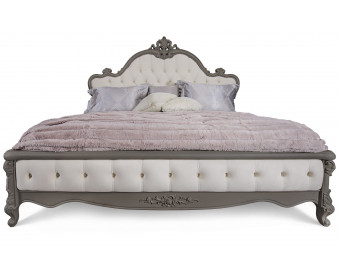 Кровать Мишель Лайт 160x200 см серый камень