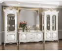 Гостиная Флоренция 2+ТВ+2 белый глянец