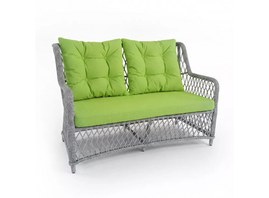 Диван ТИТУЛО КОЛОР Millargo — зелёная подушка, Moon Light