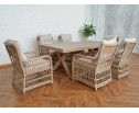 Обеденный комплект ISABELLA из искусственного ротанга