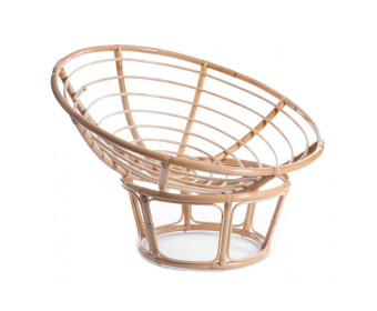 Кресло Папасан Эко Скин/Papasan Eco (P115-1SP STD) (натуральный)