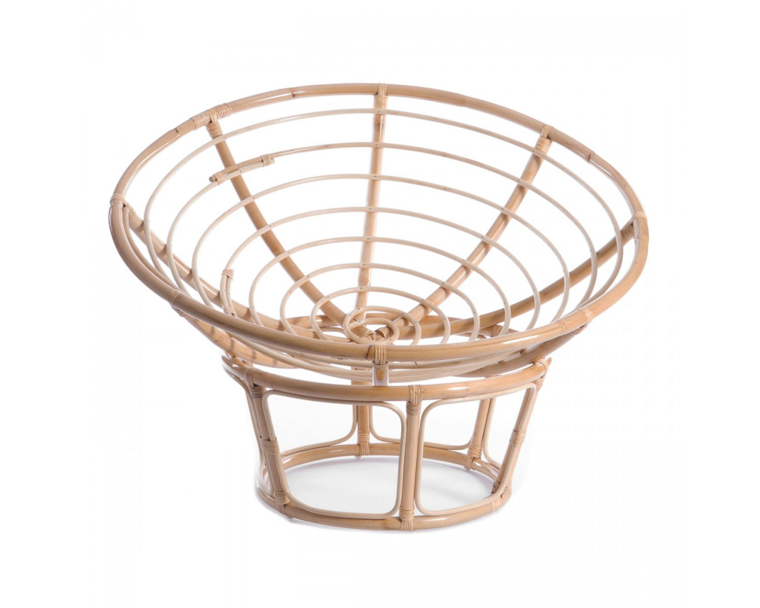 Кресло Папасан Эко Скин/Papasan Eco (P115-1SP STD) (натуральный)
