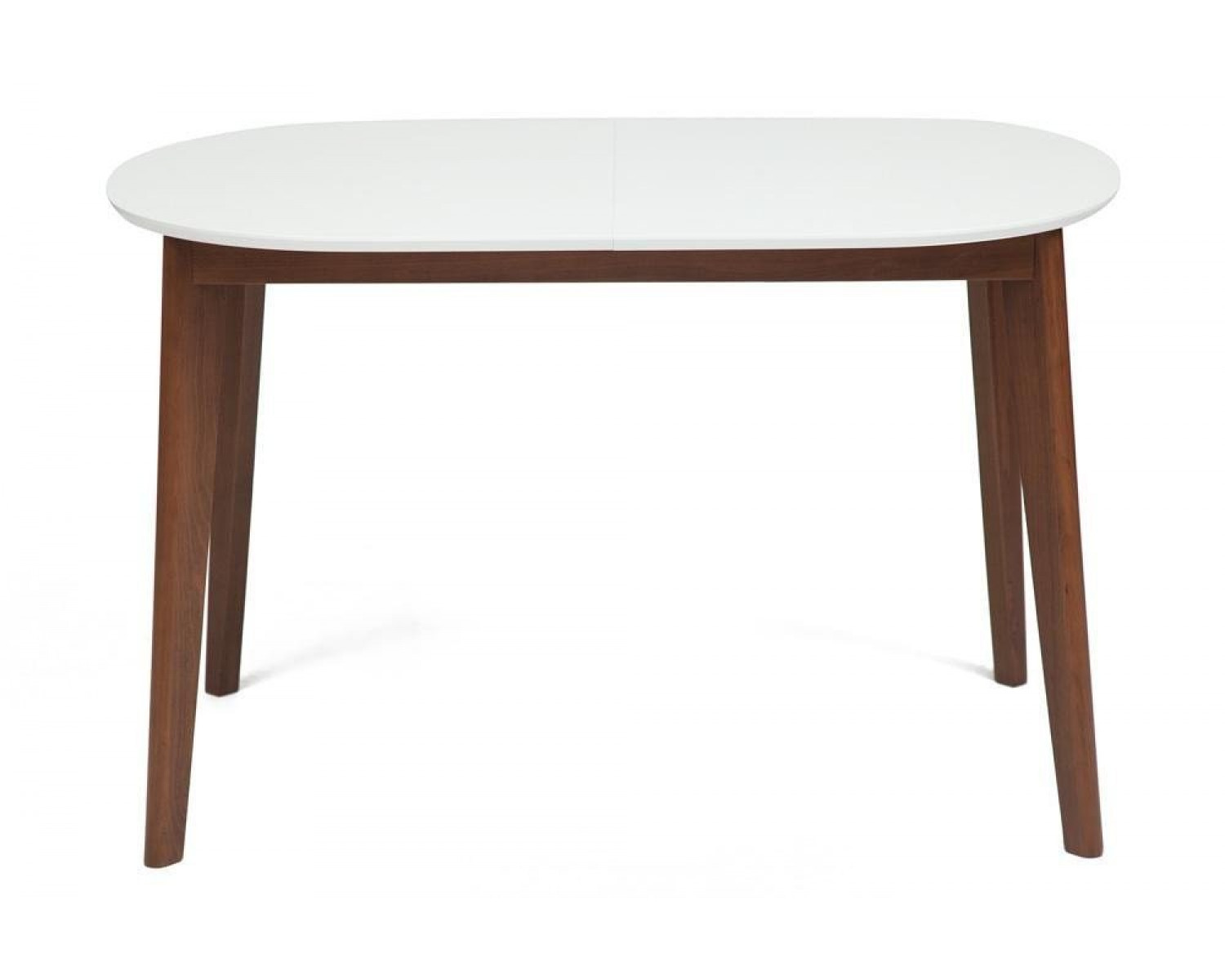 Стол обеденный раскладной Боско/Bosco (Белый + Коричневый)