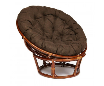 Кресло Папасан/Papasan (23/01 W) /с подушкой и ремешками/ (Pecan (орех))