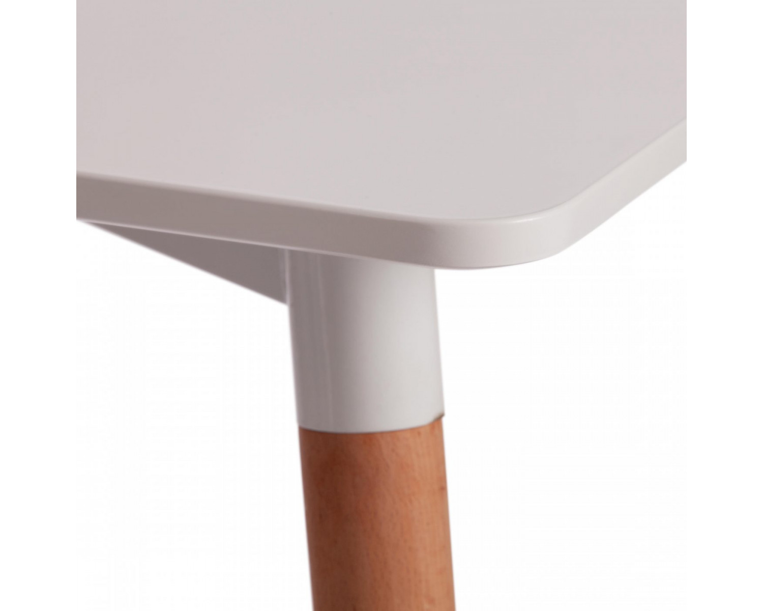 Стол Джон/John (мод.T1003) (White (Белый) / Natural (натуральный))