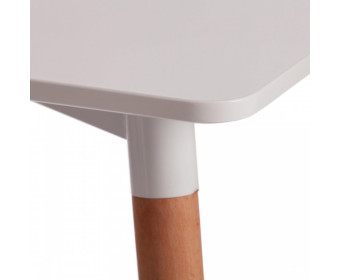 Стол Джон/John (мод.T1003) (White (Белый) / Natural (натуральный))