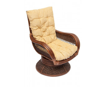 Кресло-качалка Андреа Релакс Медиум/Andrea Relax Medium /с подушкой/ (Pecan Washed (античн. орех))