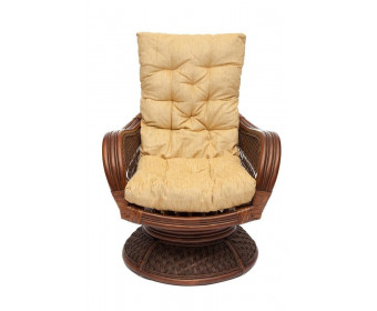 Кресло-качалка Андреа Релакс Медиум/Andrea Relax Medium /с подушкой/ (Pecan Washed (античн. орех))