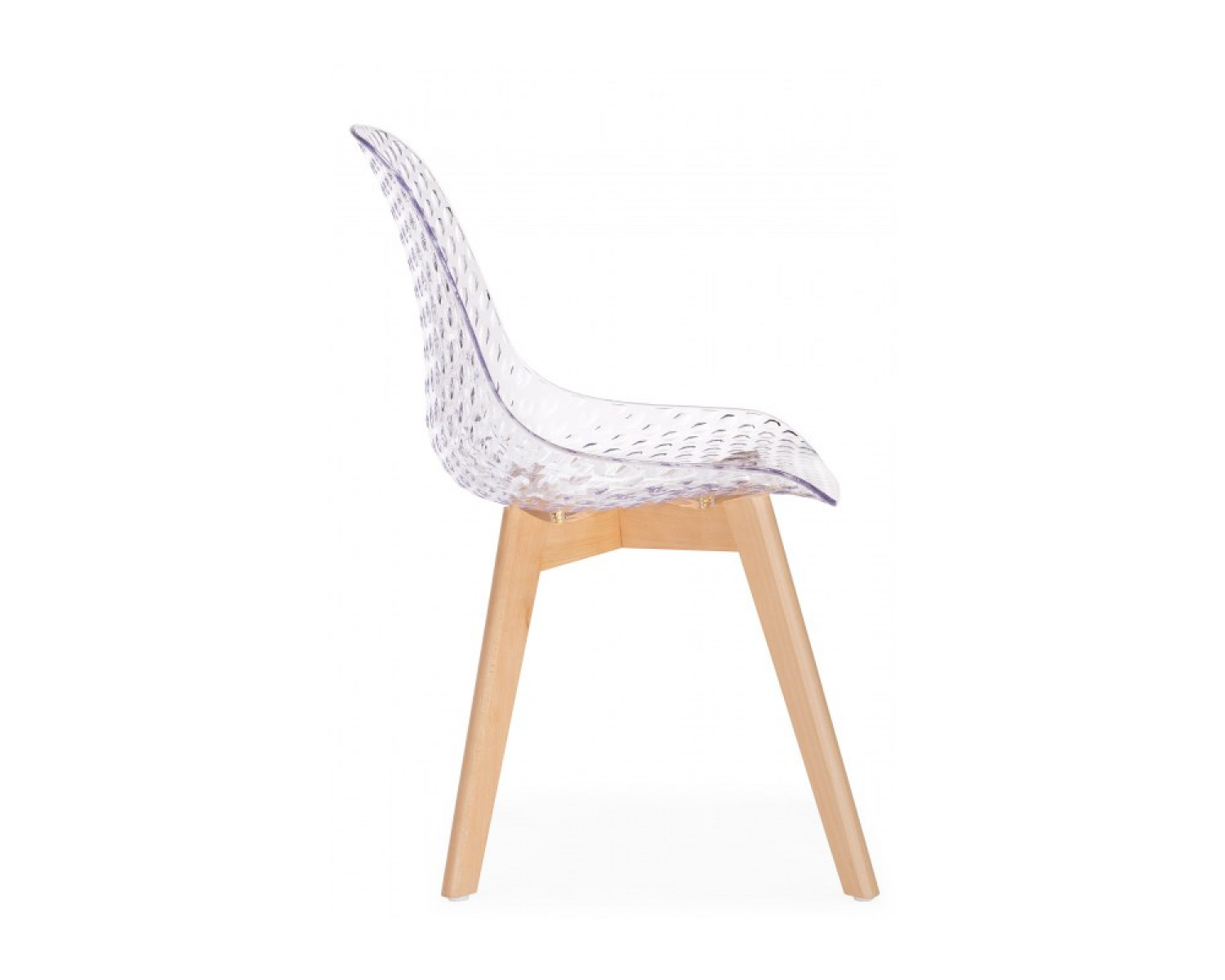 Пластиковый стул Vart clear / wood