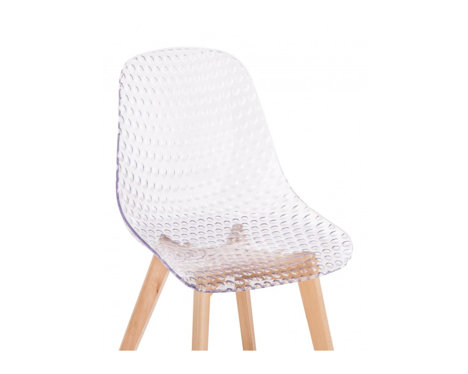 Пластиковый стул Vart clear / wood