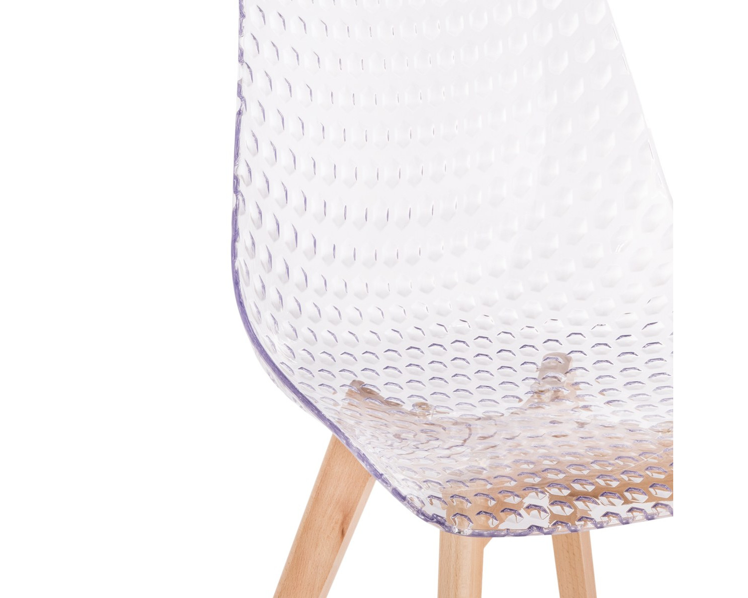 Пластиковый стул Vart clear / wood