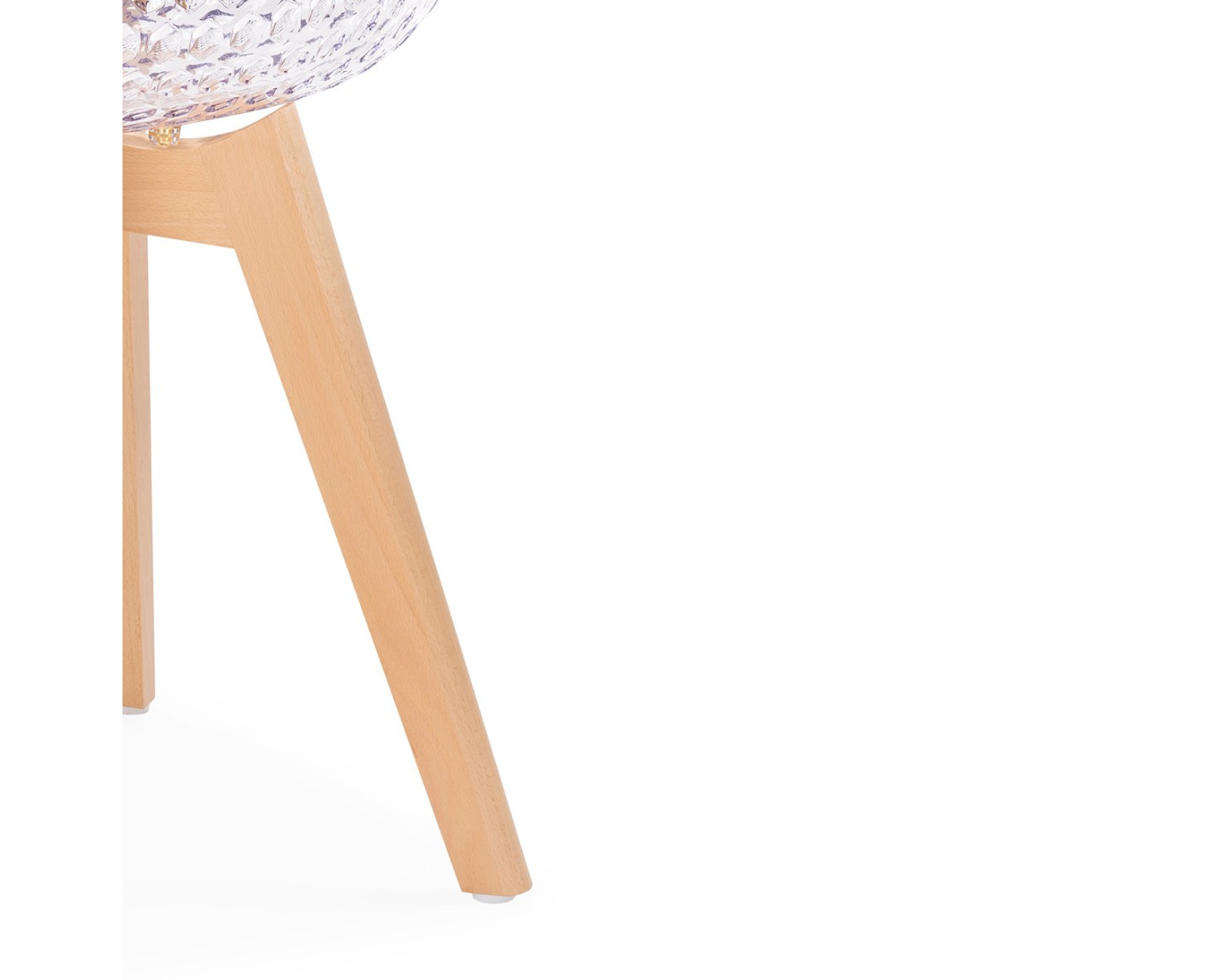 Пластиковый стул Vart clear / wood
