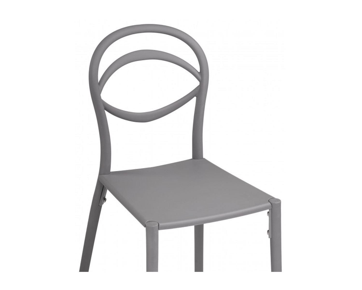 Пластиковый стул Simple gray