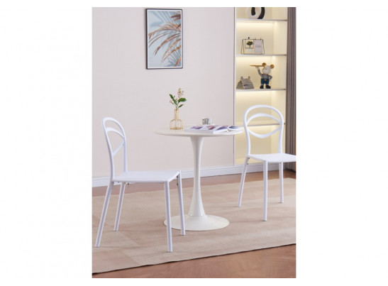 Пластиковый стул Simple white