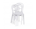 Пластиковый стул Simple white