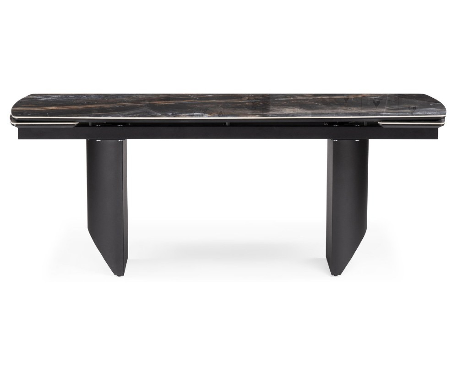 Керамический стол Маре 200(260)х100х77 neodom titanium lawa nero / черный