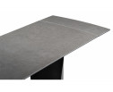 Керамический стол Готланд 160(220)х90х79 ink gray / черный