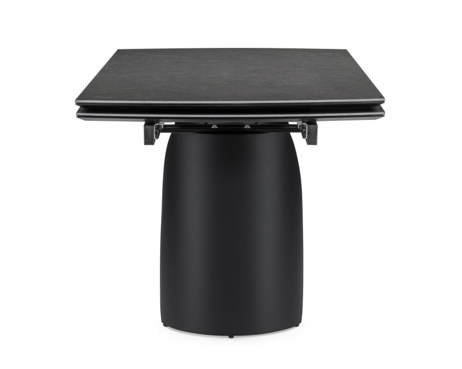Керамический стол Готланд 180(240)х90х79 ink gray / черный