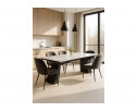 Керамический стол Денхольм 240(290)х100х75 rystal onyx bianco / черный