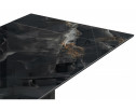 Керамический стол Монерон 200(260)х100х77 black paradise polished / черный