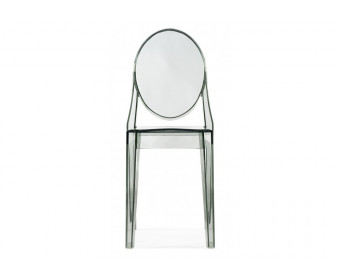 Пластиковый стул Victoria clear gray