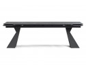Керамический стол Денхольм 240(300)х100х75 mosco nero matt / черный