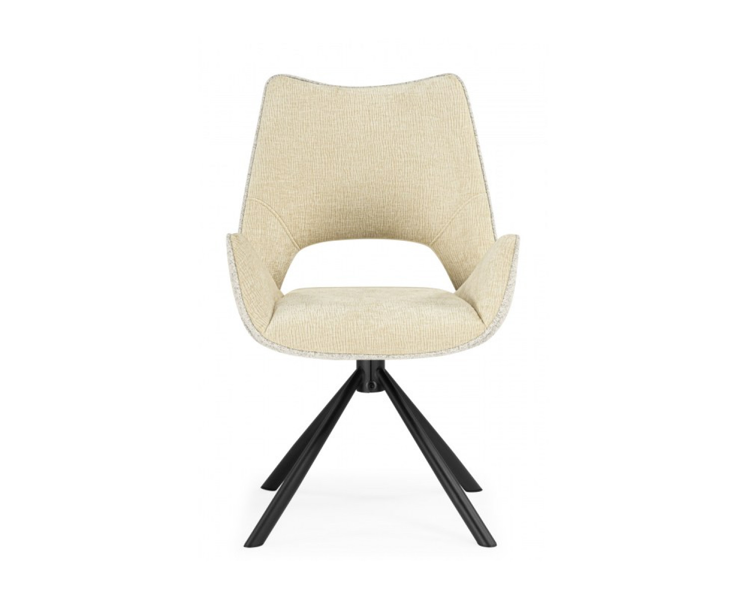 Стул на металлокаркасе Balaton 360 крутящийся beige / black