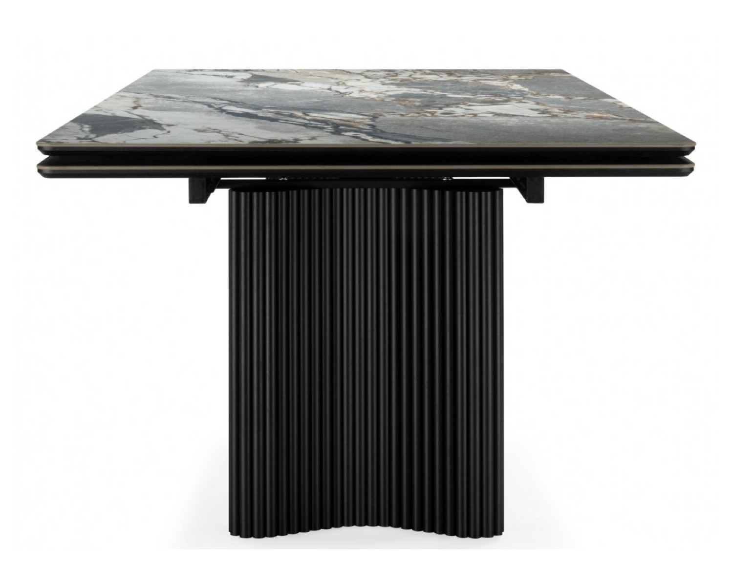 Керамический стол Мален 240x110 mineral stone baldoser / черный